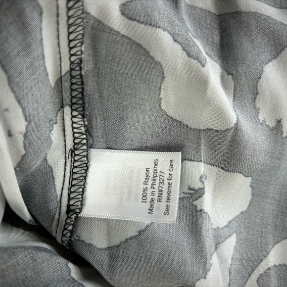 NWT Women's Nine West Knot-Back Long Sleeve Dress in Black & White Size Small - Picture 7 of 8